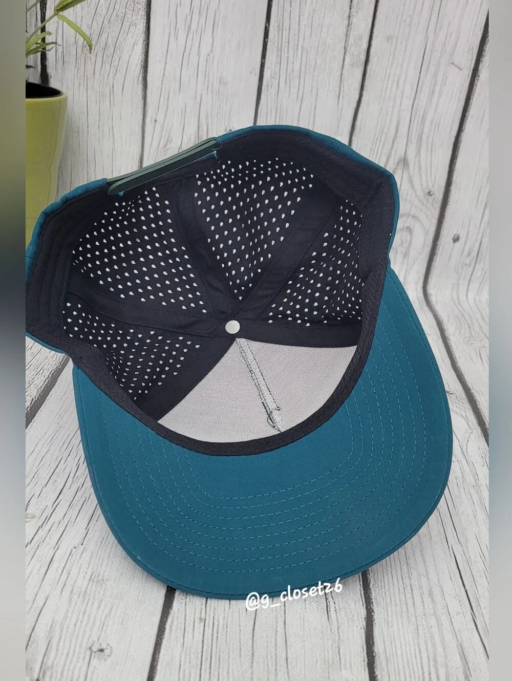 Golf House Academy Snapback Teal Embroidered Trucker Hat